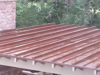 standing seam copper roof