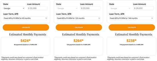 roof financing rates