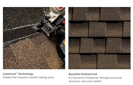 GAF HDZ Shingle with wider Strikezone