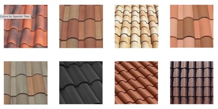 Spanish s-tile roofing
