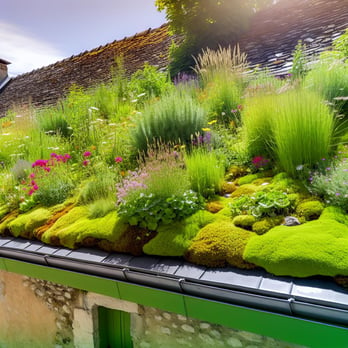green roof plants