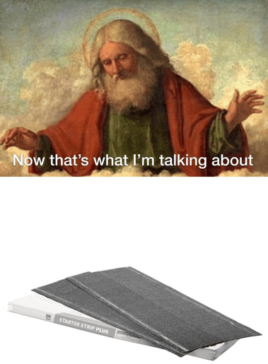 starter shingle meme