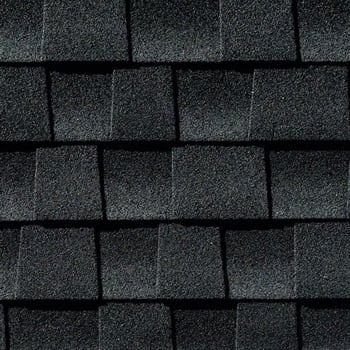 architectural charcoal color shingle sample
