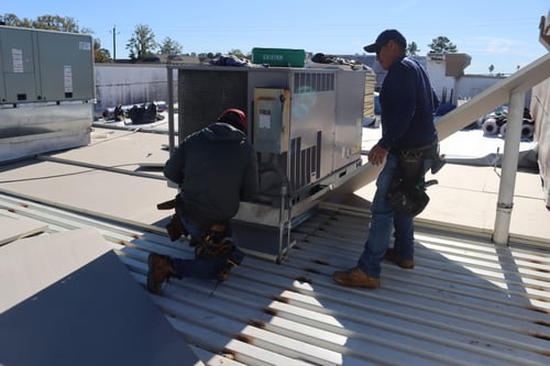commercial roof inspection