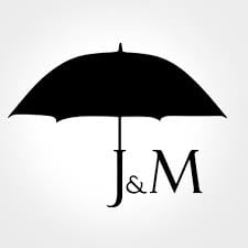 j and m roofing logo