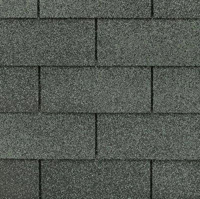 up close image of a 3-tab shingle