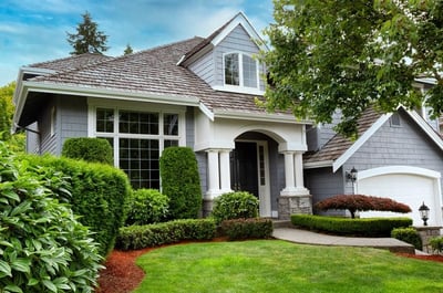 home-with-Cedar-Shake-Shingles on the roof