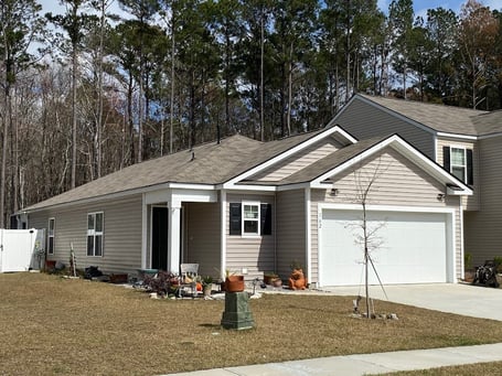 Single story home with 3 tab shingles-1