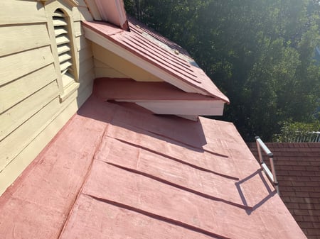 old terne metal standing seam roof