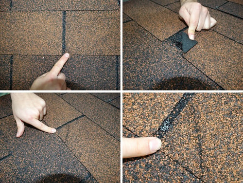 Identifying signs of a brittle roof