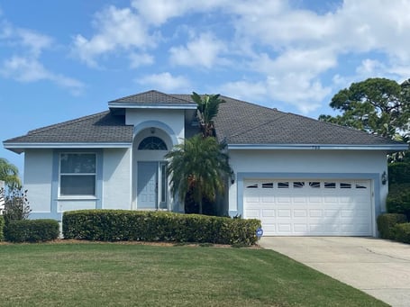 simple designer asphalt shingle roof