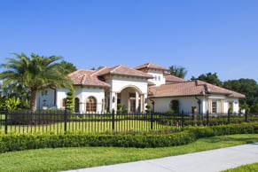 tile roof home with complex valleys