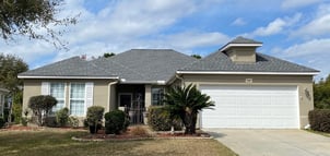 Hip roof with architectural asphalt shingles with valleys