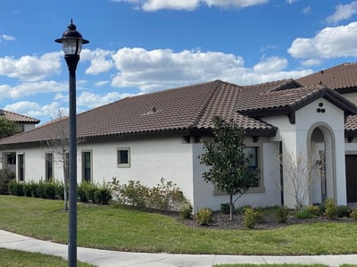 simple tile roof