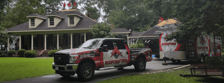 RoofCrafters Truck and Crew