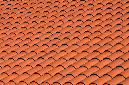 a red tiled terracotta roof-1