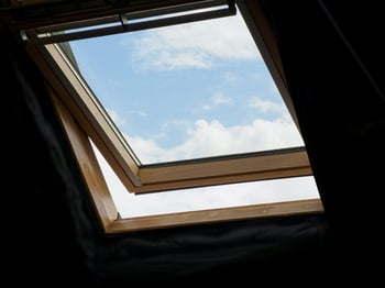 venting skylight from inside a home