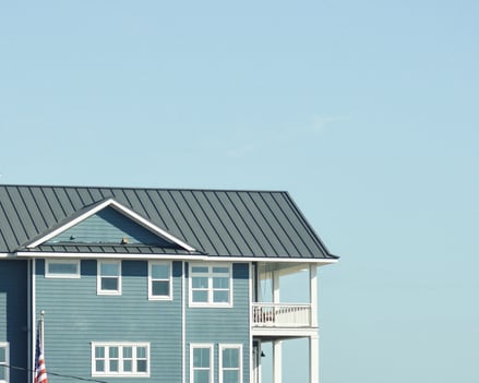 debby hudson unsplash photo of blue beach home