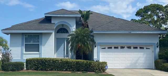 Simple designer shingle home