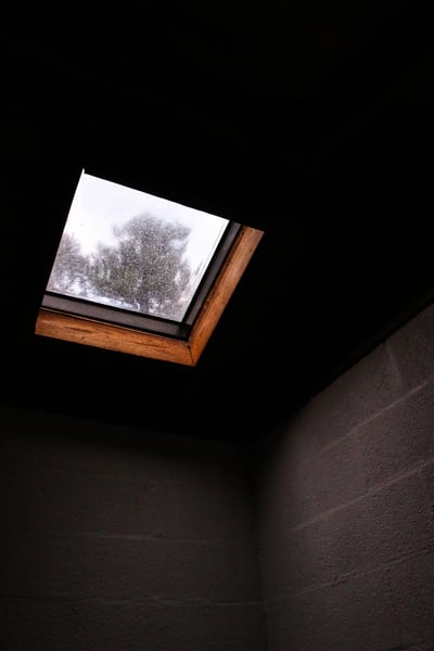 skylight with condensation