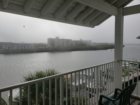 florida rain on canal