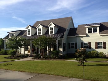 lowcountry home with metal accents