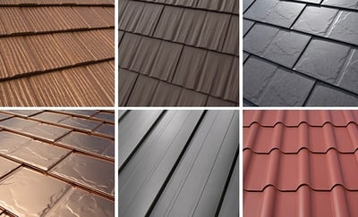 six metal roof types