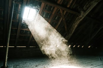 dusty attic