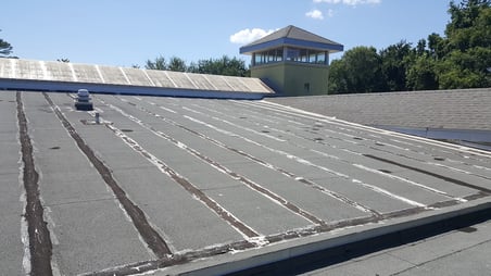 modified bitumen flat roofing