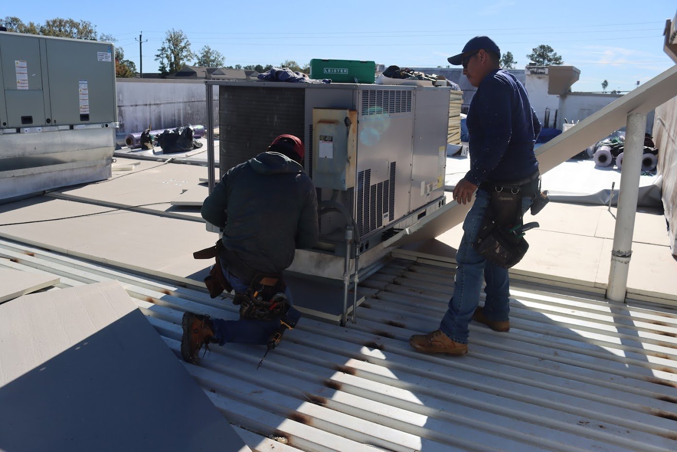 roofcrafters on site