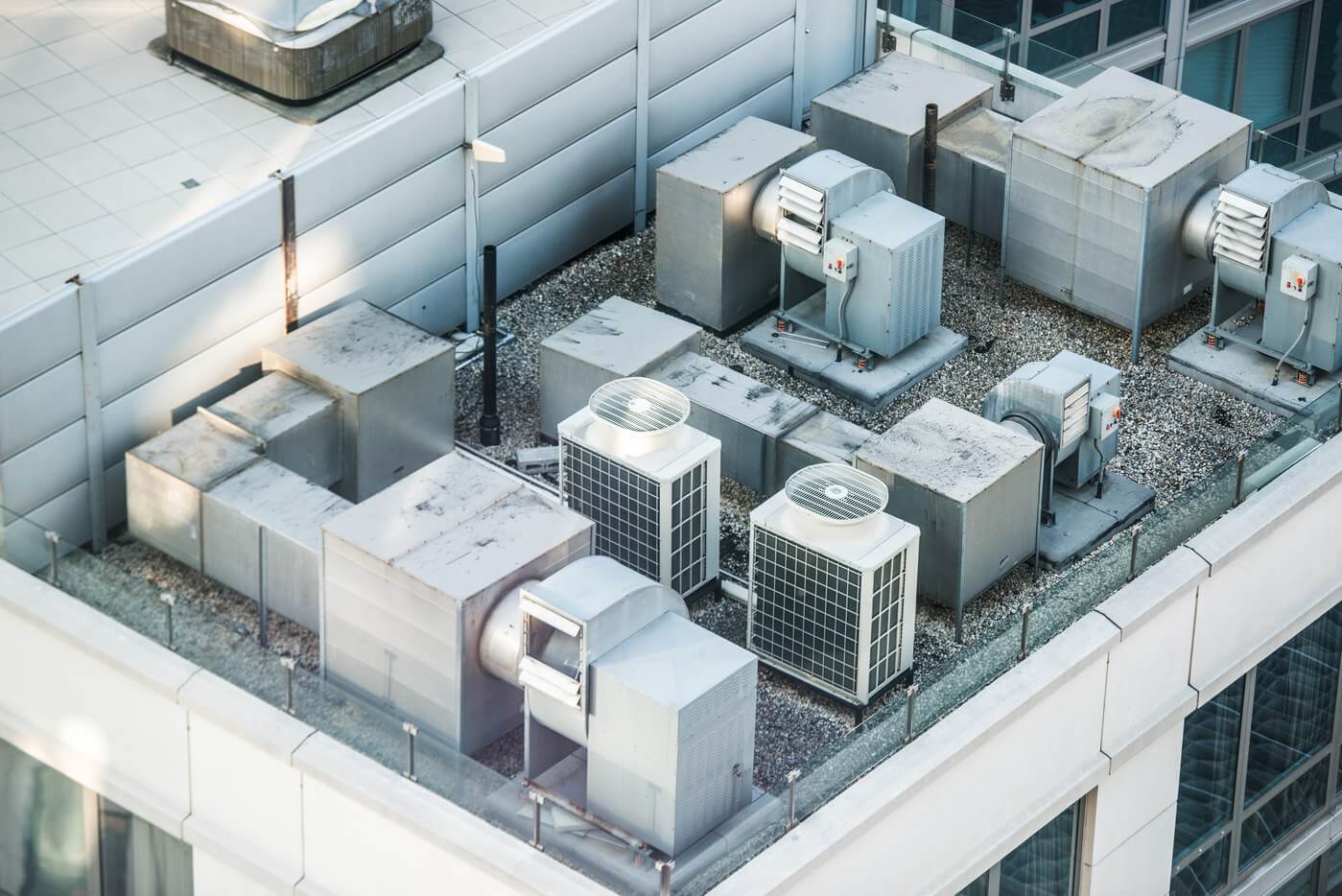 ventilation on a commercial roof