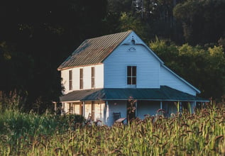 historic home in field