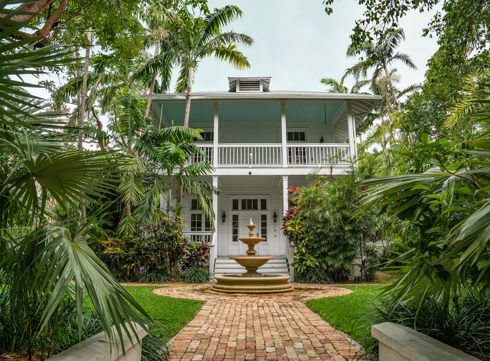 white Florida Keys home