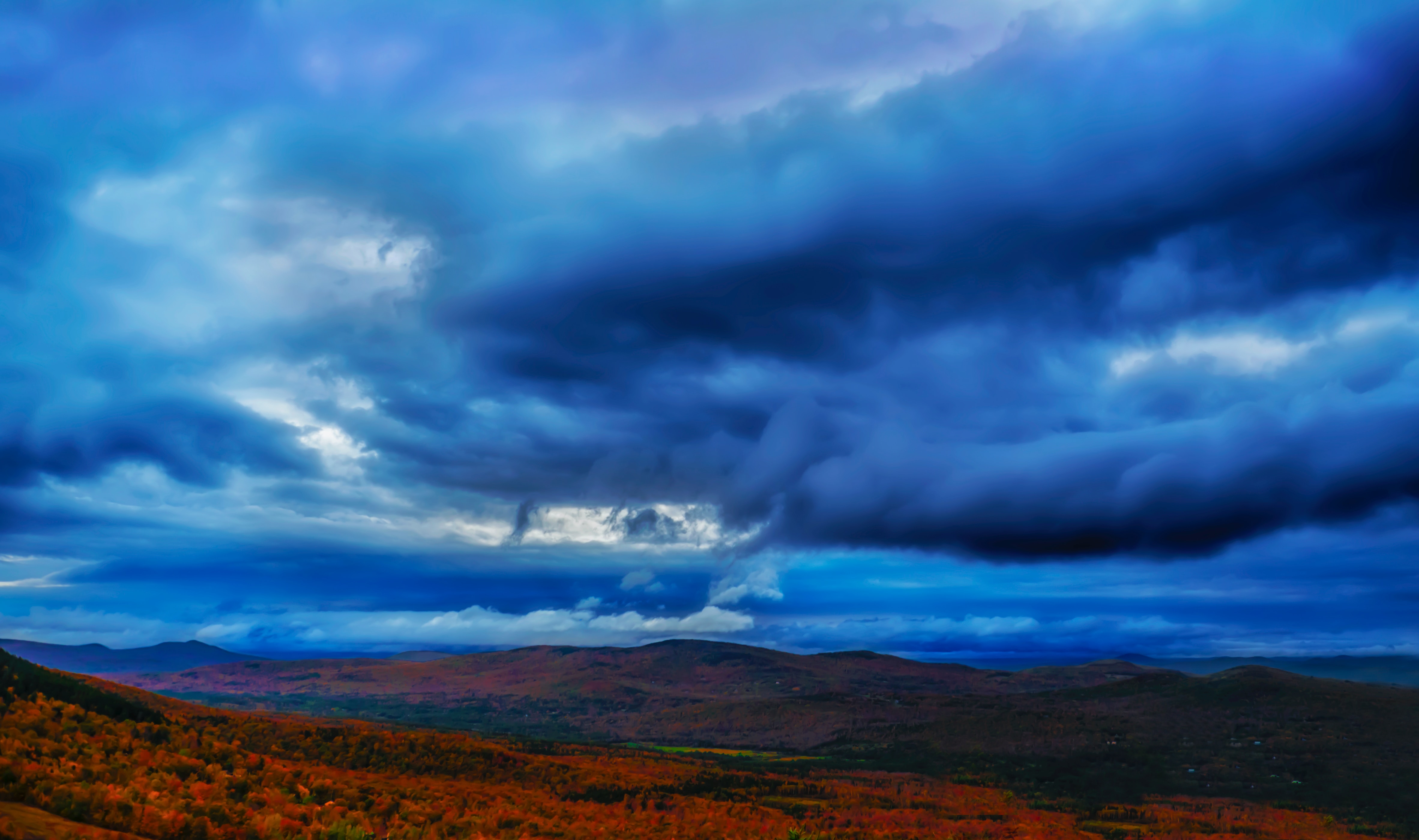 autumn weather georgia mountains