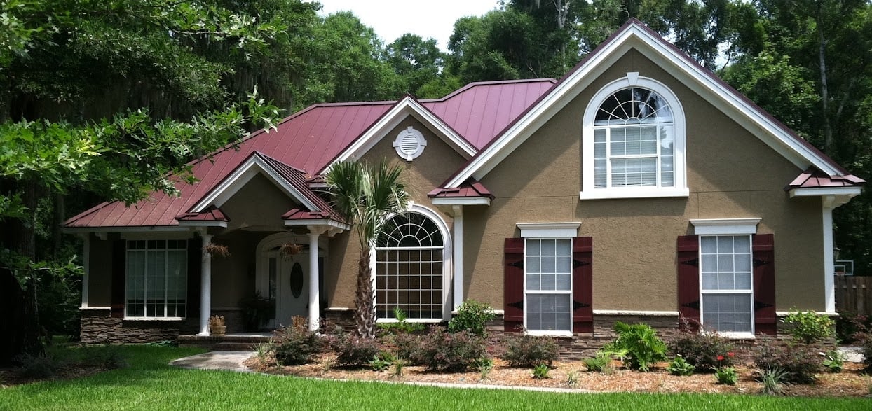 Standing seam metal roof