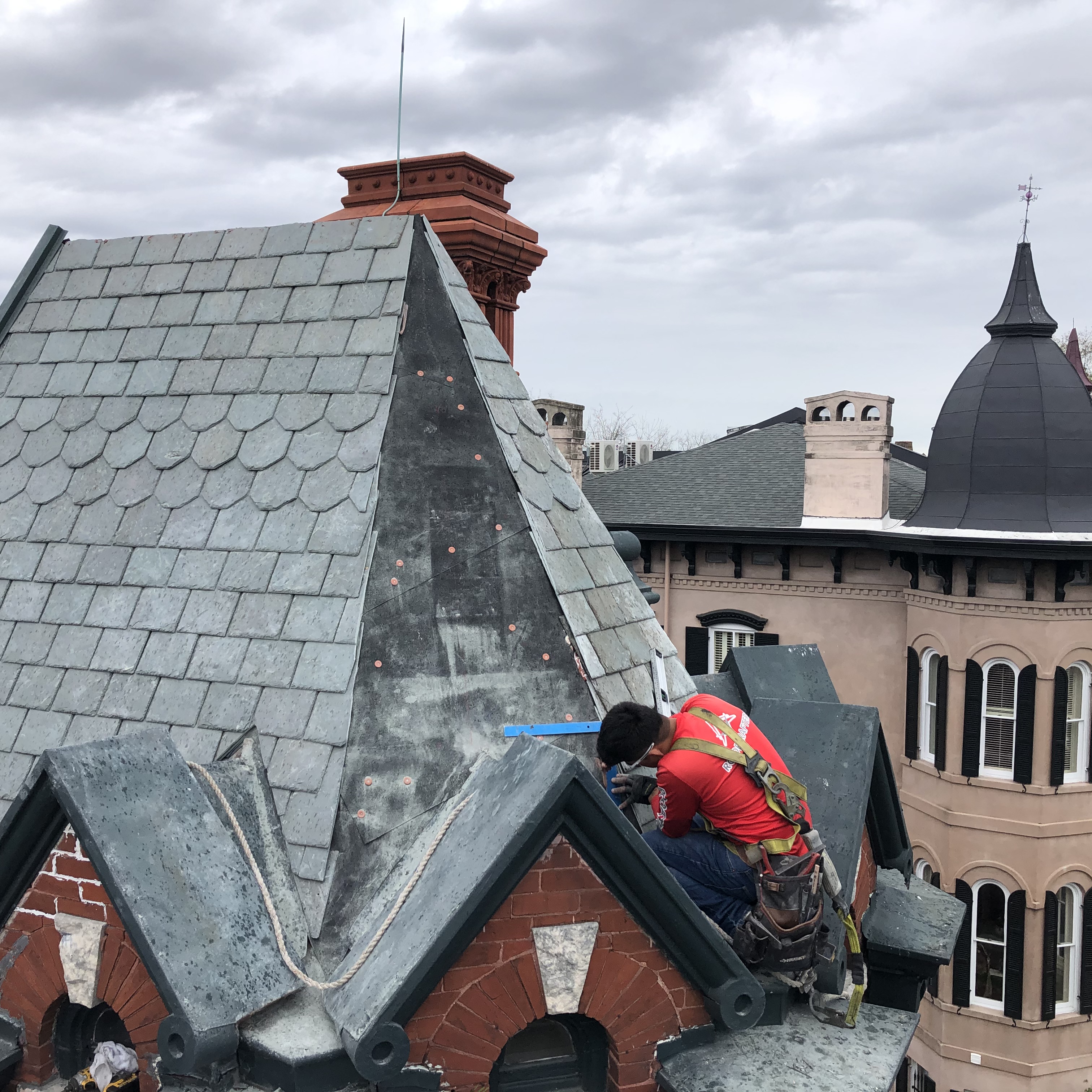 slatye roof repair
