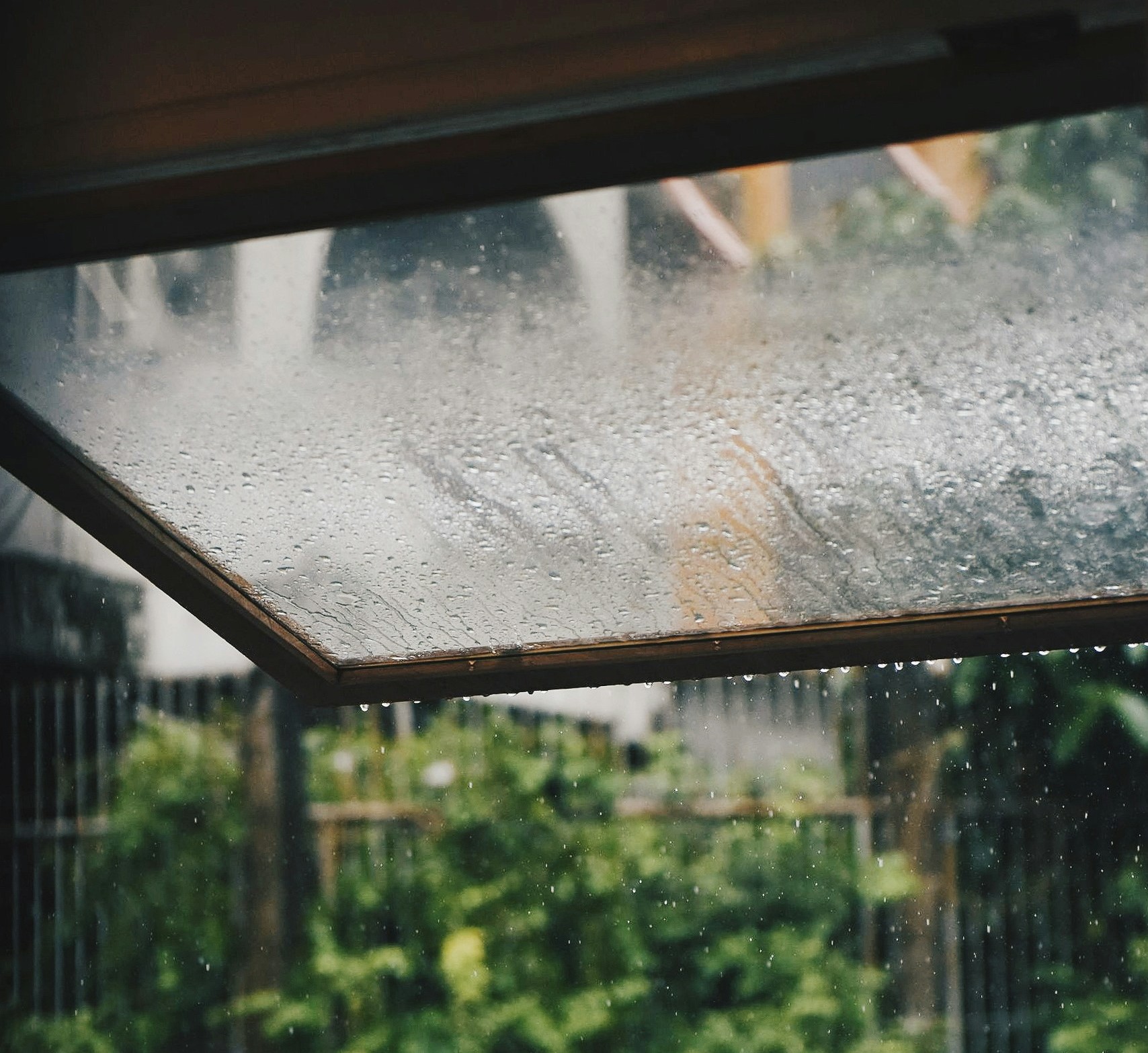 rain runoff from roof