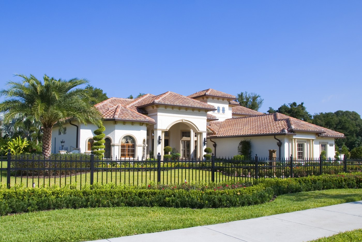 home with complex roof valleys