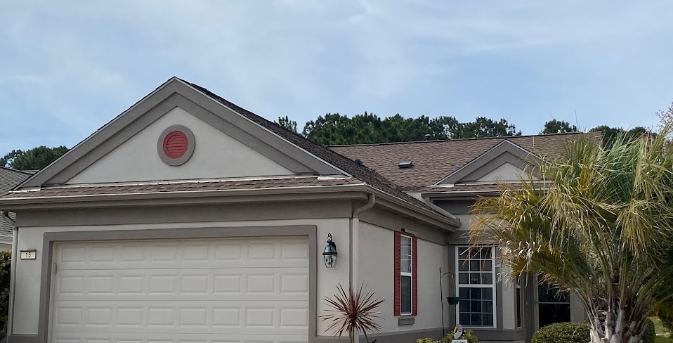 home with upgraded architectural shingles