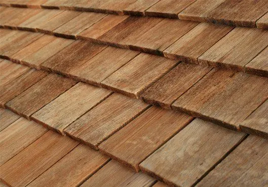wood roofing