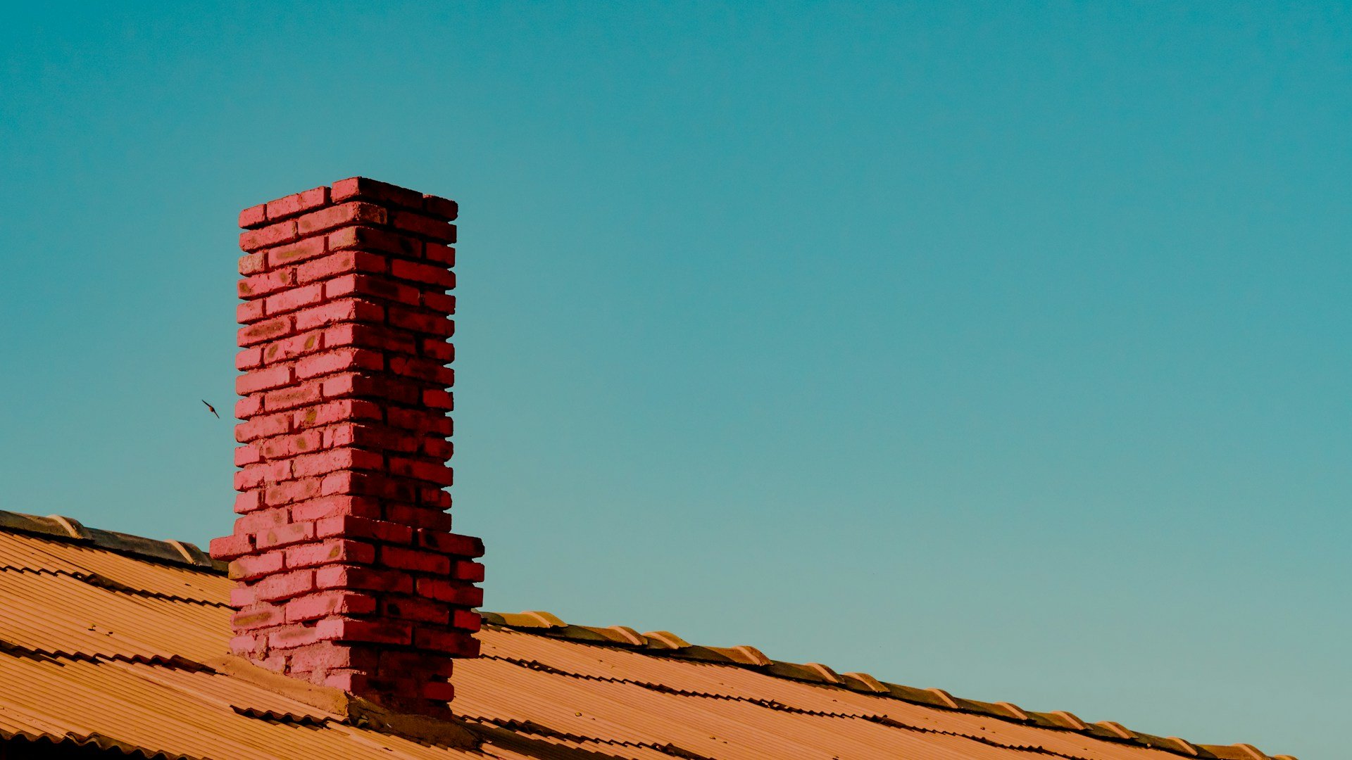 red brick chimney