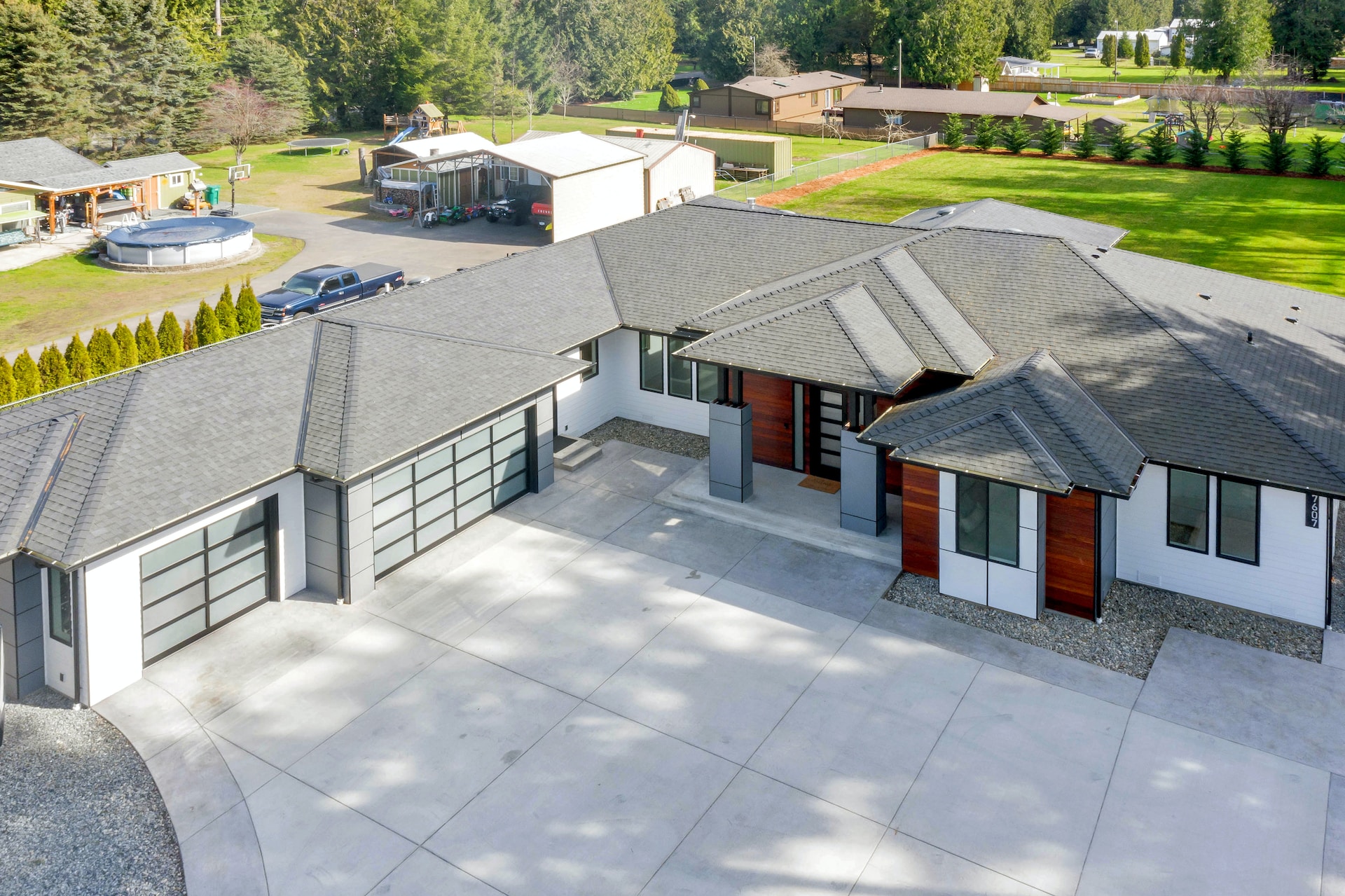 large home with asphalt shingles